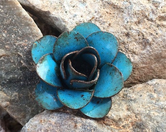 Metal Rose Rustic Flower Jewelry Pendants