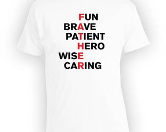 Funny Fathers Day Shirt Hero Dad Daddy Grandpa Fathers Day Gift Ideas For Him New Dad Tee Fathers Day Tshirts Clothing Mens Tshirt PI-30