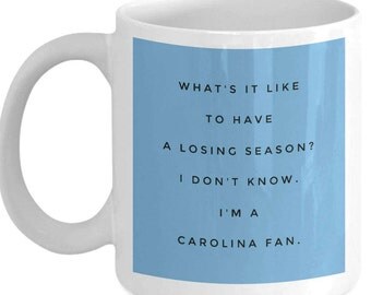 North Carolina UNC Tarheels Coffee Mug - NCAA College Basketball March Madness Tournament - For Carolina Basketball Fans