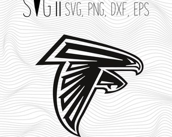 Atlanta Falcons Svg, Atlanta Svg, Falcons Svg File For Silhouette For Cricut, SVG EPS PNG Dxf Vector Cutting Files Vinyl Decal, Monogram Svg
