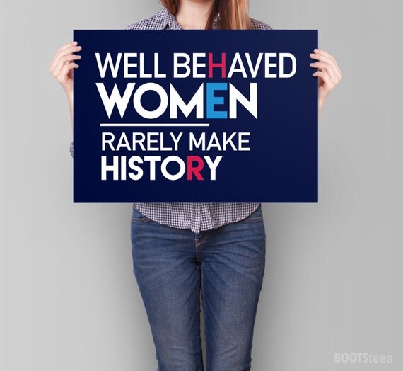 Feminist Poster PRINTABLE womens rights sign rally sign