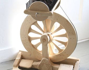FREE US Shipping, Spinolution Mach III, 3 Bobbins Included, Double Treadle, Production Wheel, 4 sizes to Choose From, American Made