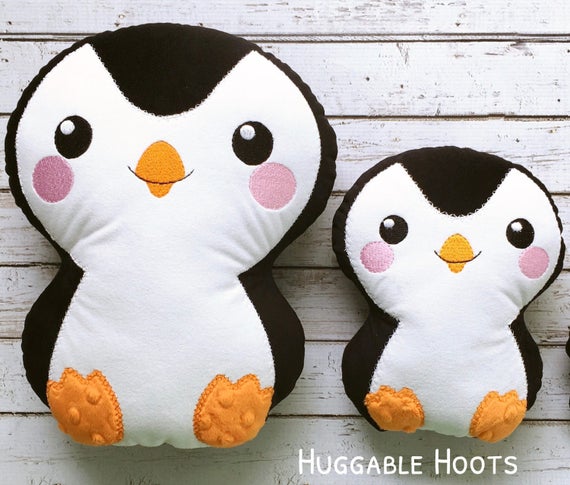 personalized stuffed penguin