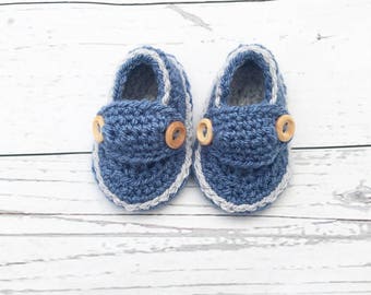 crochet baby loafers | baby boy loafers | crochet booties | baby boy shoes | baby shower gift | new baby gift | pram shoes