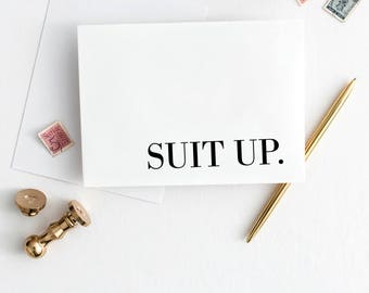 INSTANT DOWNLOAD Groomsmen Proposal, Digital Download, Suit Up Cards, Printable Cards