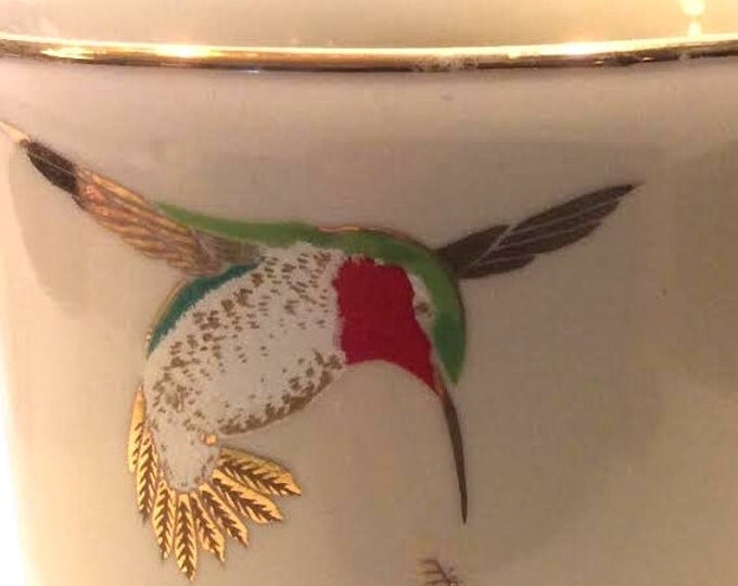 Hummingbird Gift, Coffee Mug, Vintage Otagiri Hummingbird Mug, Japan, Bird Lover Gift, Gift For Christmas