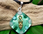 EMOTIONAL HEALING Orgone Pendant – Rose Quartz, Turquoise and Aventurine – Release the Past, Heal Negative Patterns and Habits - Small