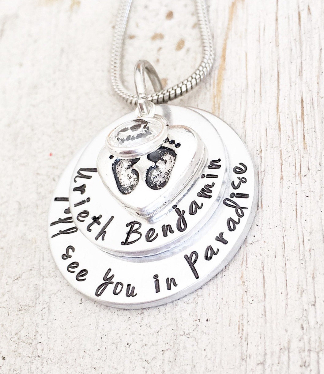 Mother's Memorial Necklace Loss of a Child Jewelry