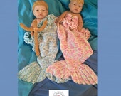 Custom Baby Shower Gift Set Newborn Crochet Mermaid/Merman Tail Mermaid Under the Sea Newborn Twins Baby Shower Gift Photograghy Photo Props