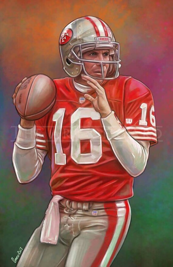 Joe Montana 11X17 Art Print