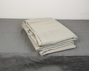 100% linen flat sheet. NATURAL bedding collection. Not dyed linen flax color. Single, twin, double, queen, king, custom sizes. Stone washed.