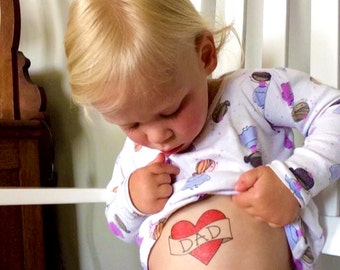 dad temporary tattoo etsy dad temporary tattoo etsy