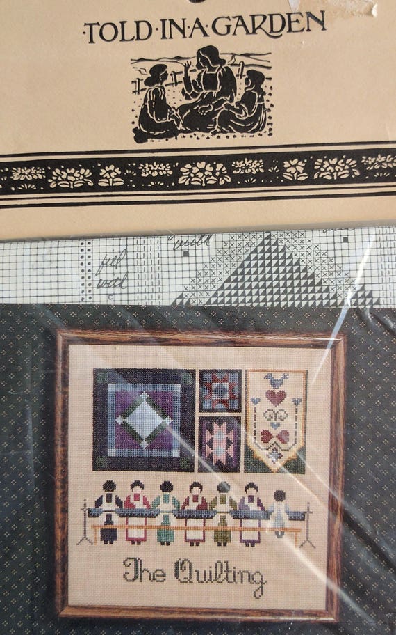 Told In A Garden Counted Cross Stitch Pattern The Quilting from