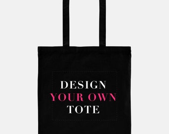 Design Your Own Tote, Totebag Mockup, Custom Canvas Bag, Personalized Tote, Custom Tote, Wholesale Tote, Bridesmaids, Party Favors, Canvas