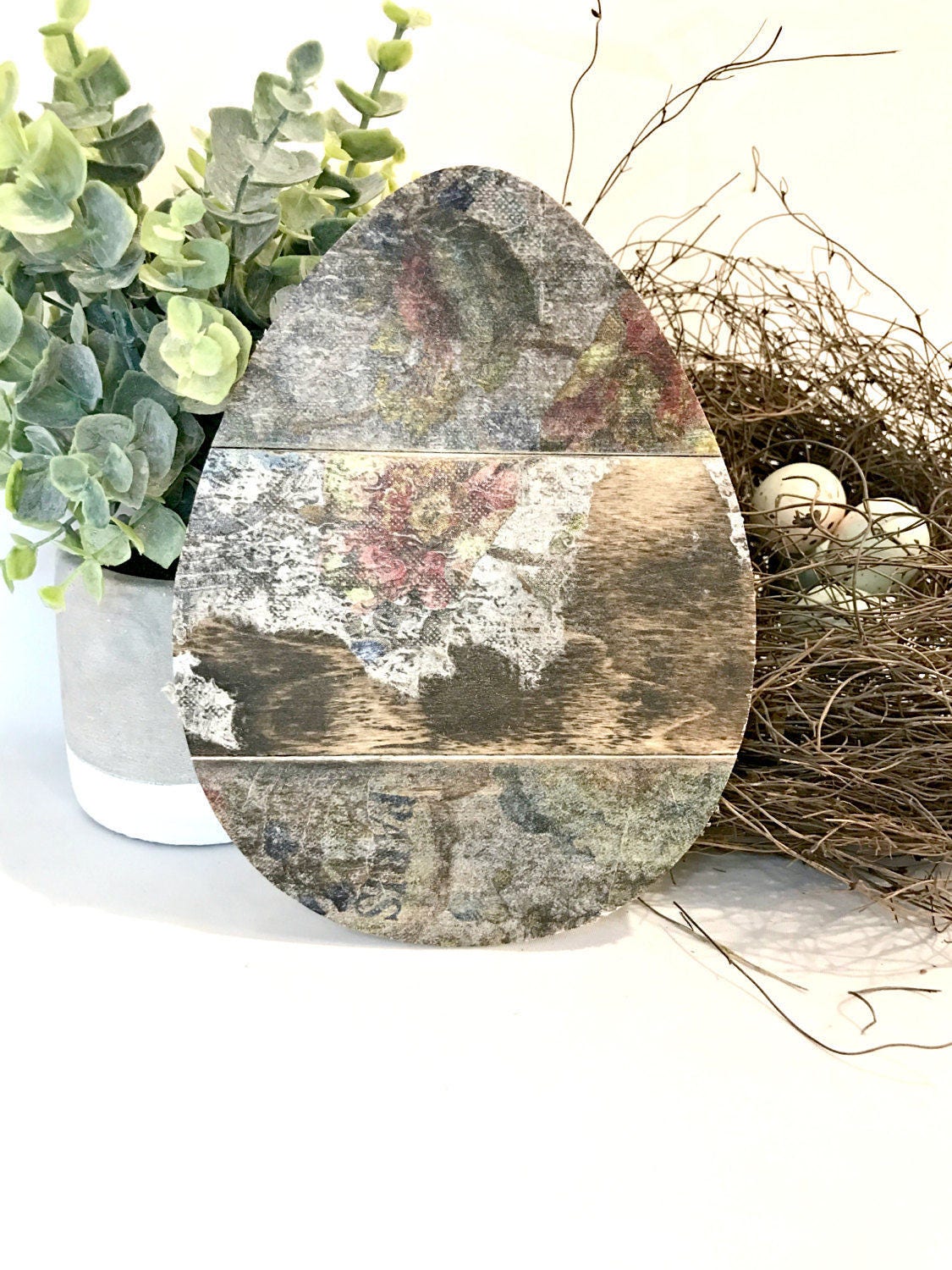 Rustic Easter Egg Easter Decor Easter Rustic Easter