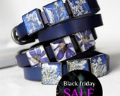 Lisa Devlin Designs Aquarius Leather Cuff main image 0