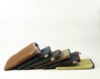 Reusable Snack Bag - Reusable Sandwich Bag - Zero Waste - Food Storage - Waxed Canvas Bag - Back to School - Beeswax Bag - Zipper Pouch