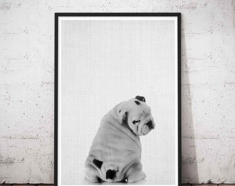 Bulldog, Dog Lovers Gifts, English Bulldog Art, Dog Lover Gift Idea, Dog Birthday, Dog Mom Gifts, Dog Memorial Gift, Dog Lover Home Decor