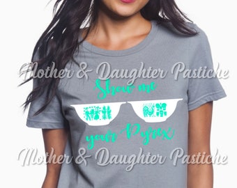 Show Me Your Pyrex T-Shirt in Amish Butterprint and Friendship Designs