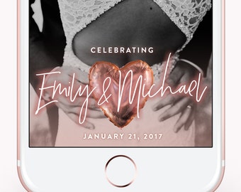 Snapchat Geofilter Wedding, Snapchat Filter Wedding, Custom Snapchat Geofilter Engagement Party, Personalized Wedding Gift, Bridal Shower