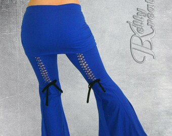 Tribal Belly Dance Pants with Braided Detail on the Back (Nancy Pants) CUSTOM MADE