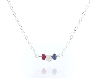 Friendship Necklace, Best Friends Forever, Personalised Birthstone Necklace, Best Friends Necklace, Best Friend Necklace for 2. Friend Gift