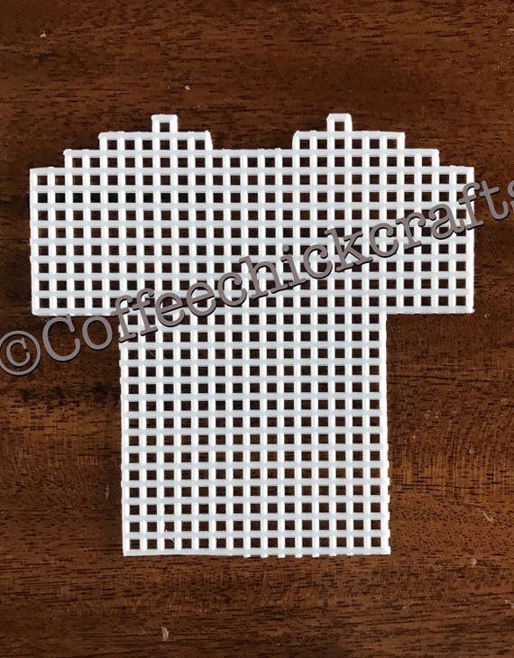 Sports Jersey Plastic Canvas Cut Outs Plastic Canvas Shirt