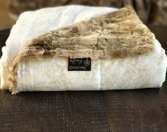 Luxury Weighted Blanket ~ Glass Beads