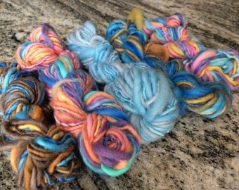 mini skein yarn - mini skein set - handspun yarn mini skein - yarn mini skein