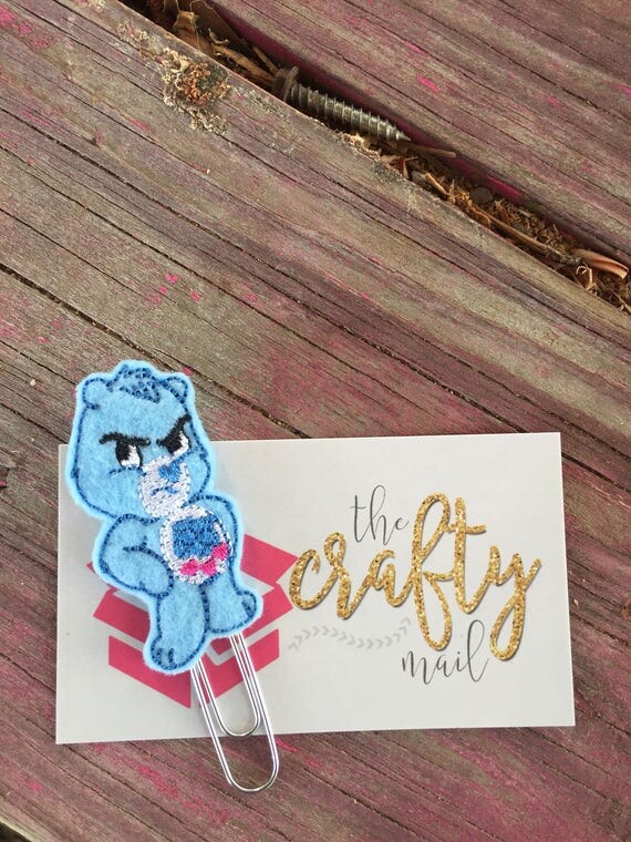 Bad mood bear Planner Clip/Bookmark.