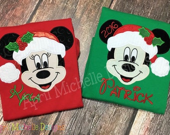 Brother Sister Disney Christmas Shirts, Christmas Disney Matching Shirts - Personalized Christmas Disney Shirt - Magical Christmas Vacation