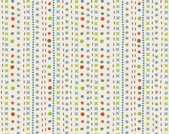 Riley Blake-Scoot Stripe-Cream-sold by the yard
