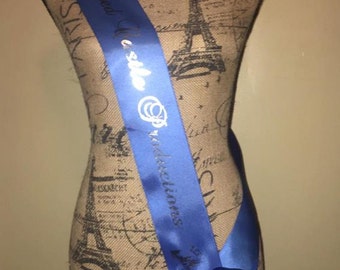 Custom Made Sash Any Title Any Clipart
