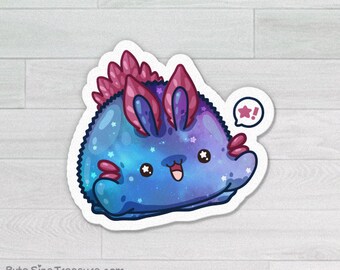 Galax-Sea Bunny // Sea Slug Sticker