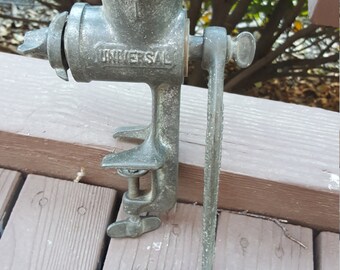 Meat Grinder, Kitchen Tools, Landers Frary and Clark 1950s Vintage Universal #2, Grinder, Sausage Maker