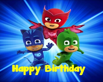 PJ Masks Edible Cake topper