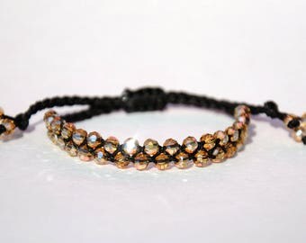 Statement bracelet Beaded bracelet bohemian jewelry crystals bracelet Bohemian bracelet womens Gift for wife gift for her anniversary gifts