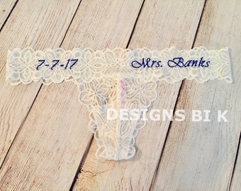 Bridal lingerie, Wedding lingerie, Monogram bridal lingerie, Wedding underwear, White lingerie, Lingerie gift, Bride gift,Bridal shower gift