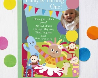 In the Night Garden Birthday Party Invitation