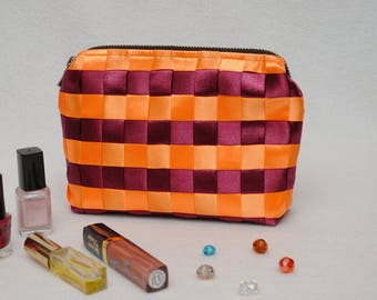 Girlfriend Gift for women Make up bag Make up pouch Travel Cosmetic Bag Zipper Pouch Cosmetics Toiletry bag Cosmetic Case Make up Organizer