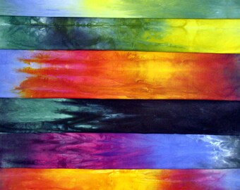 Hand Dyed Cotton Fabric Yardage, Hand dyed Fabric
