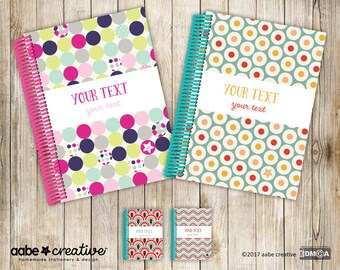 My Fancypants Notebook: Shapey Shapes collection (Handmade personalised notebook)