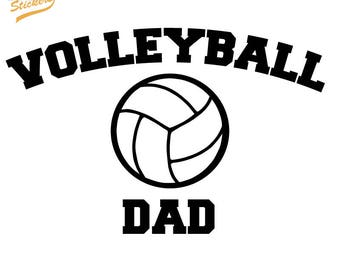 Download Volleyball dad decal | Etsy