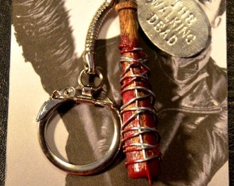 Negan TWD Negan's Bat "LUCILLE" The Walking Dead Negan Lucille Keychain