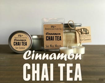 Chai Tea Candle, Book Candle, Coffee Candle, Cinnamon Candle, Tea Gift, Book Lover Gift, Handmade Soy Candle, Soy Candle Tin, Scented Candle