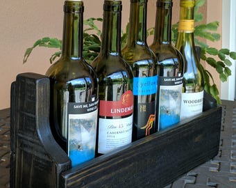 Rustic Storage Shelf for Mail, Keys, Hats, etc. made from Reclaimed & Repurposed Pallet Wood