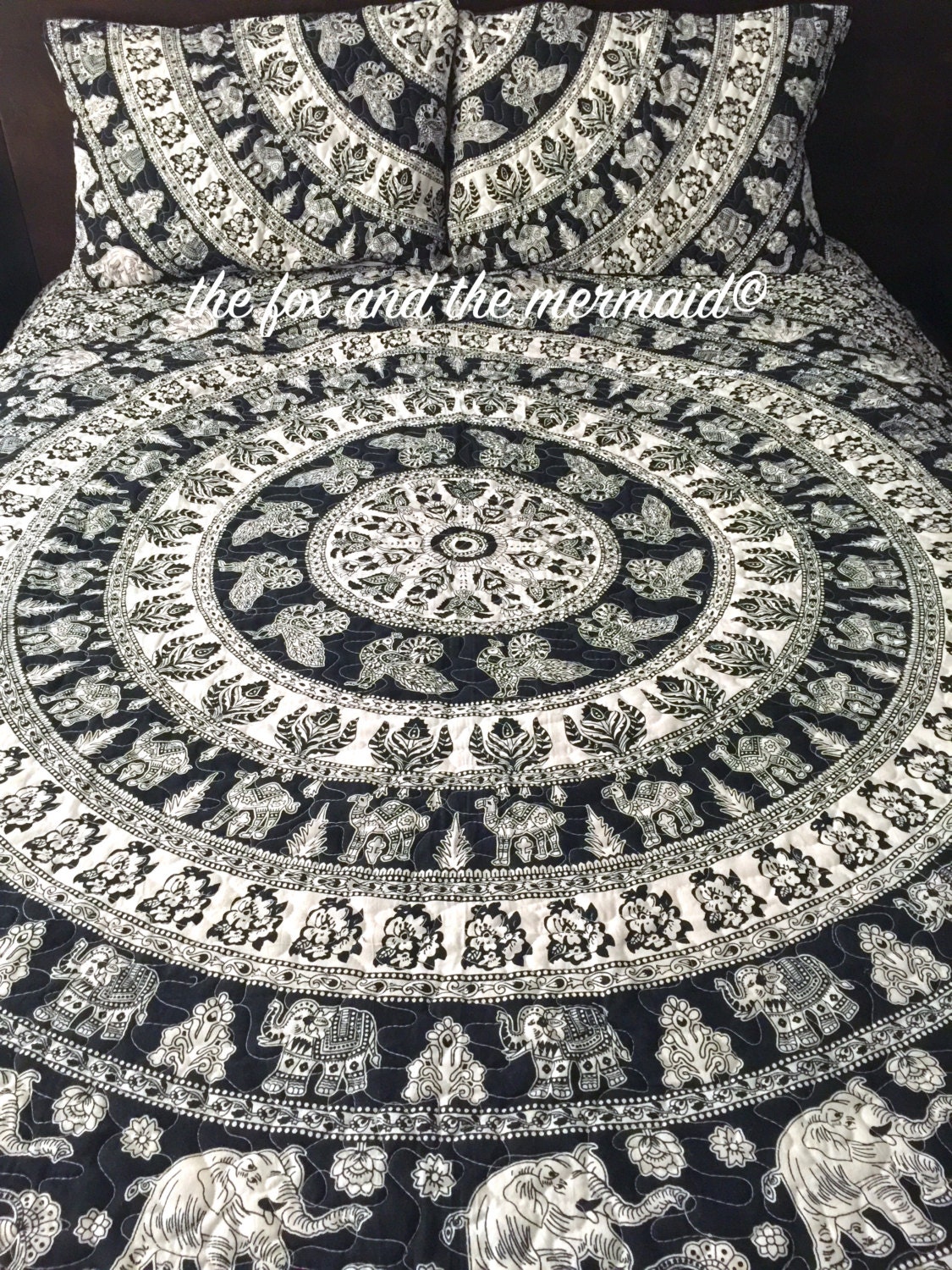 Mandala tapestry quilt boho quilt hippie quilt indian style