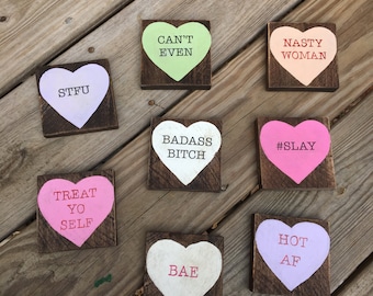 Rejected Conversation Heart Valentine's