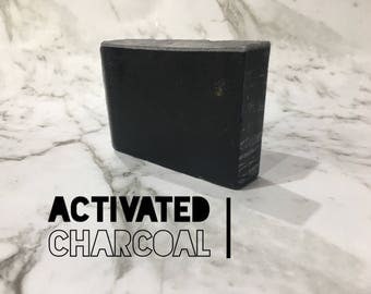 Gift for teenager - Acne care - charcoal soap - face cleanser - activated charcoal - pimple treatment - blemish fighter - glycerin soap