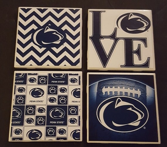 Penn State Coasters Set of 4